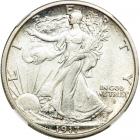 1917-S Liberty Walking Half Dollar. Mint mark on obverse