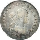 1799/8 Draped Bust Dollar. 13 stars on reverse. NGC VF25