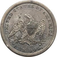 1841 Liberty Seated Dollar. EF40 - 2