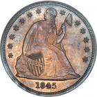 1845 Liberty Seated Dollar. PCGS PF65