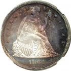 1864 Liberty Seated Dollar. NGC PF68