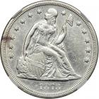 1873 Liberty Seated Dollar. NGC AU53