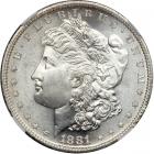 1881-S Morgan Dollar. NGC MS67