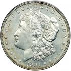 1921 Morgan Dollar. Zerbe. PCGS PF64