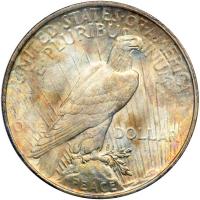 1922 Peace Dollar. NGC MS64 - 2