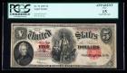 1907, $5 United States Note. PCGS Currency Apparent Fine 15