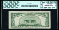 1928-E, $5 Legal Tender Note. Star Note. PCGS Currency Apparent Fine 15 - 2