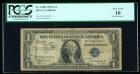 1935-A, $1 Silver Certificate. "Short Snorter." PCGS Currency Very Good 10