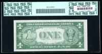 1935-C, $1 Silver Certificate. Star Note, Courtesy Autograph. PCGS Currency Gem New 65PPQ - 2