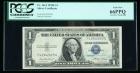 1935-E, $1 Silver Certificate. Courtesy Autograph. PCGS Currency Gem New 66PPQ