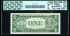 1935-E, $1 Silver Certificate. Courtesty Autograph. PCGS Currency Gem New 65PPQ - 2