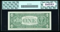 1957, $1 Silver Certificate. Star Note, Courtesy Autograph. PCGS Currency Very Choice New 64PPQ - 2