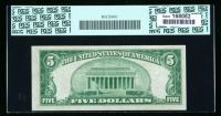 1929, $5 National Bank Note. National City Bank, New York, NY. PCGS Currency Extremely Fine 40PPQ - 2