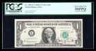 1963-A, $1 Federal Reserve Note. Star Note, Courtesy Autograph. PCGS Currency Choice About New 55PPQ