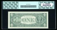 1969-C, $1 Federal Reserve Note. Courtesy Autograph. PCGS Currency Superb Gem New 67PPQ - 2