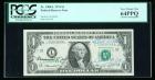 1974, $1 Federal Reserve Note. Courtesy Autographs. PCGS Currency Very Choice New 64PPQ