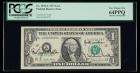 1977-A, $1 Federal Reserve Note. Courtesy Autographs. PCGS Currency Very Choice New 64PPQ