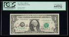 1981, $1 Federal Reserve Note. Courtesy Autographs. PCGS Currency Very Choice New 64PPQ