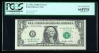 2006, $1 Federal Reserve Note. Cutting Error. PCGS Currency Very Choice New 64PPQ