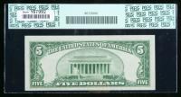 1934-A, $5 Federal Reserve Note. Star Note. PCGS Currency Choice About New 55PPQ - 2