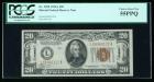 1934-A, $20 World War II Emergency Note. Hawaii. PCGS Currency Choice About New 55PPQ