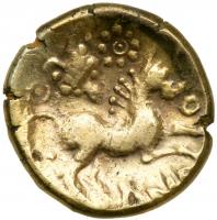 Britain. Celtic Coinage, Trinovantes. Andoco, c. 10 BC - AD 10. Gold Stater (5.21 g). VF - 2