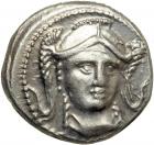 Kingdom of Paeonia. Audoleon, c. 315-286 BC. AR Tetradrachm (12.56 g). EF