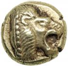 Lesbos, Mytilene, c. 480-450 BC. Electrum Hekte (or Sixth Stater; 2.52 g). EF