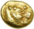 Kingdom of Lydia. Time of Alyattes to Kroisos, c. 600-560 BC. Electrum Trite (or Third Stater; 4.72 g). AEF