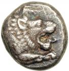 Karia, Knidos, c. 465-449 BC. AR Drachm (6.18 g). VF