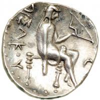 Parthian Kingdom. Arsakes II, c. 211-191 BC. AR Drachm (4.03 g) minted at Hekatompylos (?). AU - 2