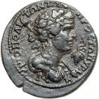 Time of Marcus Aurelius, AD 161-180 or slightly later. AE 32 minted at Hierapolis-Kastabala, c. AD 175-185. VF