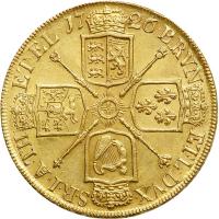 Great Britain. 5 Guineas, 1726. NGC AU58 - 2