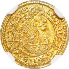 Hungary. 1/6 Ducat, 1698-NB IB. NGC MS63