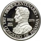 Panama. Platinum 150 Balboas, 1976. PF