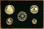 South Africa. Natura Proof Set: 1/10, ¼, ½ and 1 Ounce, 2003. PF