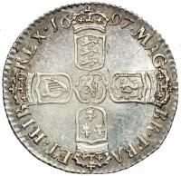 Great Britain. Sixpence, 1697. NGC MS64 - 2