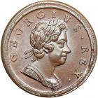 Great Britain. 'Dump' Halfpenny, 1717. NGC MS66