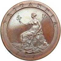 Great Britain. Pattern Halfpenny, 1797. NGC PF64 - 2