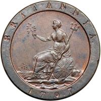 Great Britain. Cartwheel Penny, 1797. NGC MS62 - 2