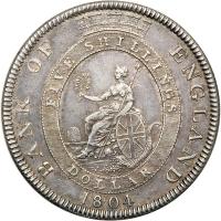 Great Britain. Bank Dollar - 5 Shillings, 1804. NGC AU50 - 2