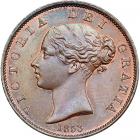 Great Britain. Halfpenny, 1853. NGC MS65