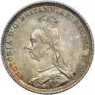 Great Britain. Four Pence or Groat, 1888. NGC MS65