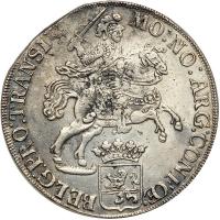 Netherlands - Overijssel. Ducaton (Silver Rider), 1734. EF - 2