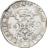 Spanish Netherlands. Patagon, 1660 (Tournai). VF - 2