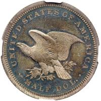 1838 Pattern Half Dollar. Silver, reeded edge. NGC PF64 - 2