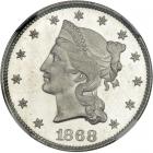 1868 Pattern Eagle. Aluminum, reeded edge. NGC PF65