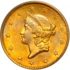 1852 $1 Gold Liberty. PCGS MS63