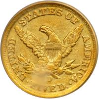 1852-D $5 Liberty. PCGS AU50 - 2