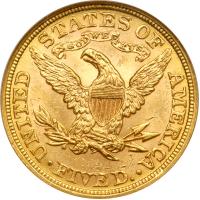 1881 $5 Liberty. NGC MS63 - 2